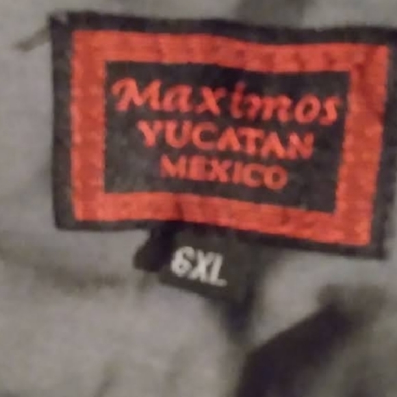 Maximo's Gray Guayabera Shirt Sz 6XL - Picture 2 of 12